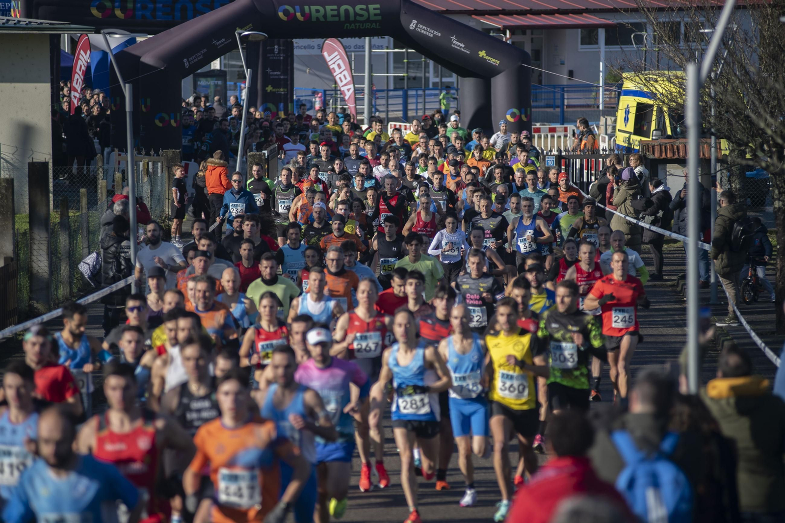 Galería | San Cibrao celebra una edición más de su carrera navideña