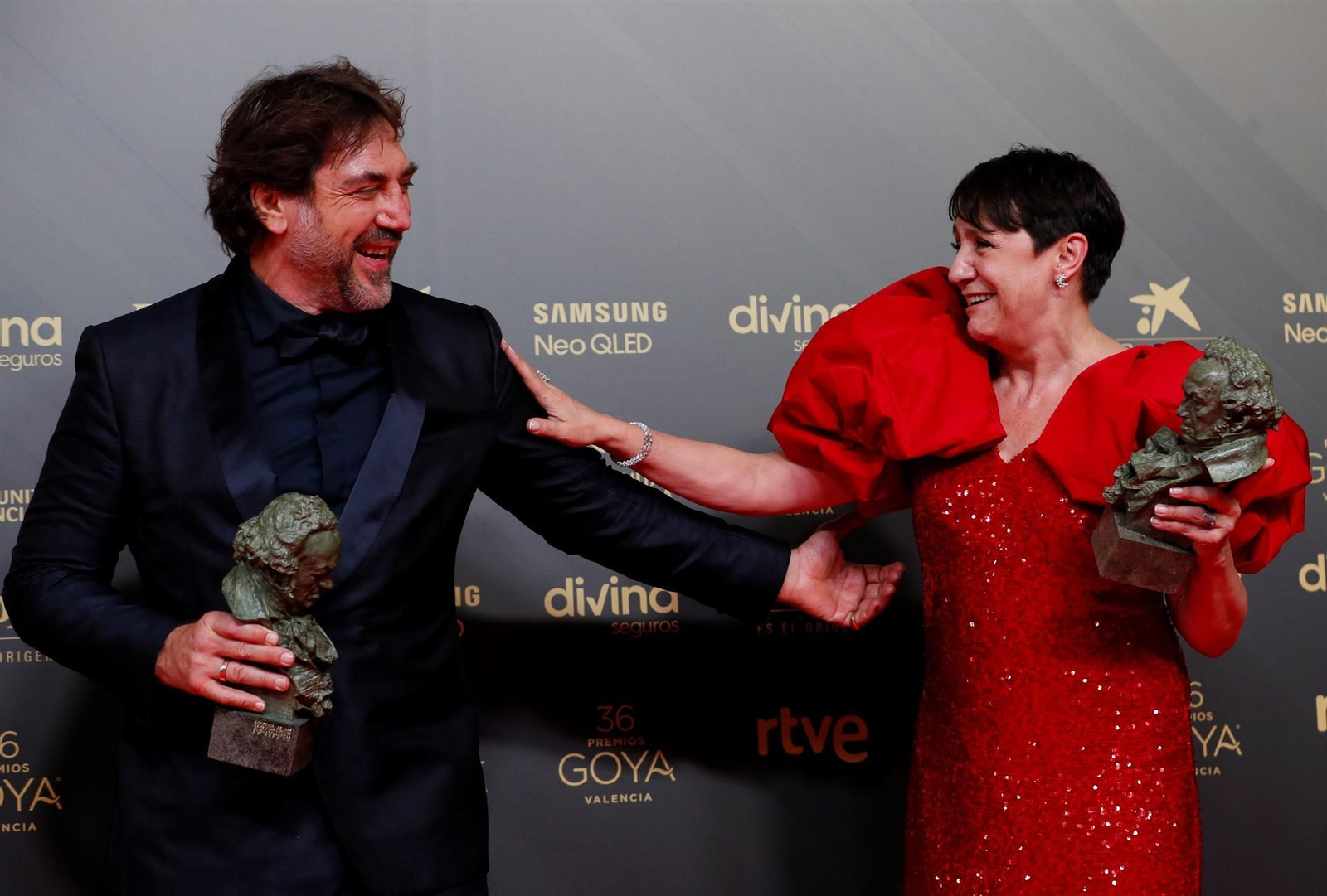 Las imágenes de los premiados en la gala de los Goya