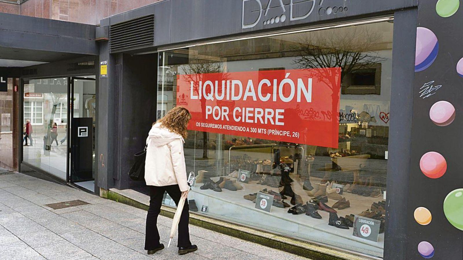 La zapatería Dadá trasladará el negocio a la tienda que tiene en Príncipe.