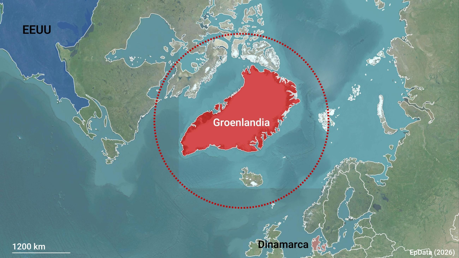 Mapa geopolítico del Ártico