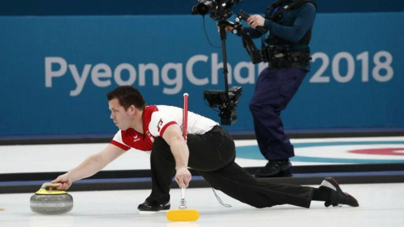 El “ourensano” Martín Ríos, en los Juegos de Pyeongchang.