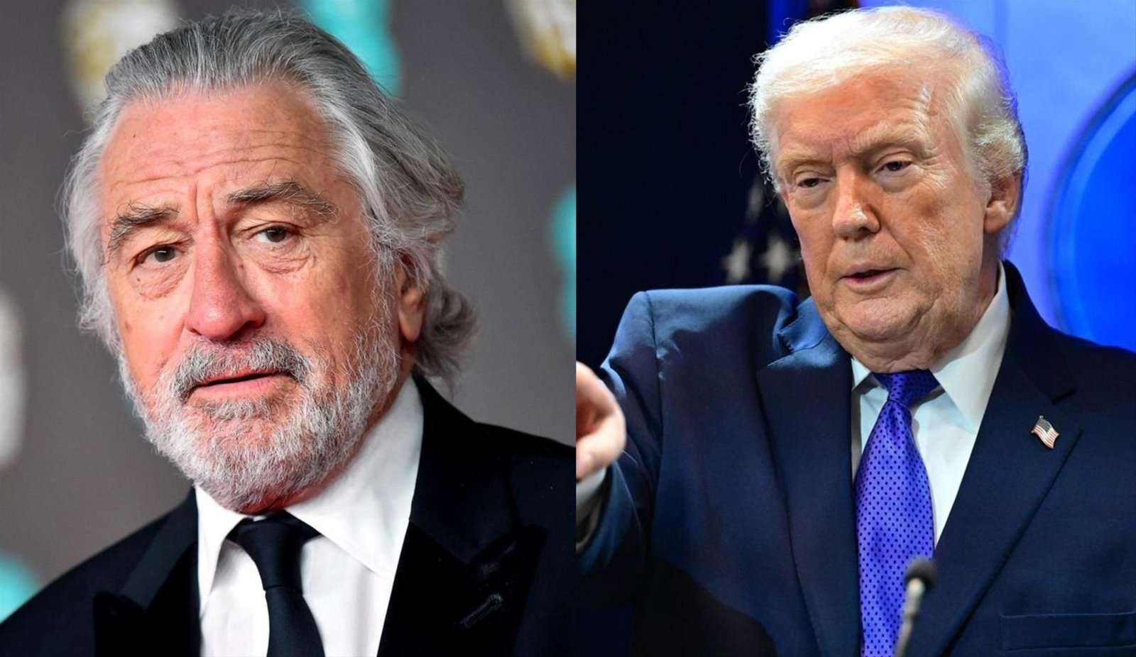 Robert de Niro y Donald Trump