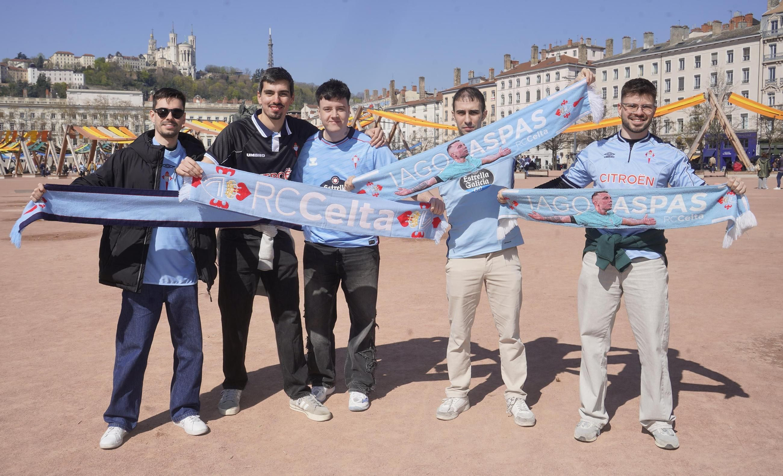 Galería | El mayor desplazamiento de aficionados con 3.000 celtistas en Lyon