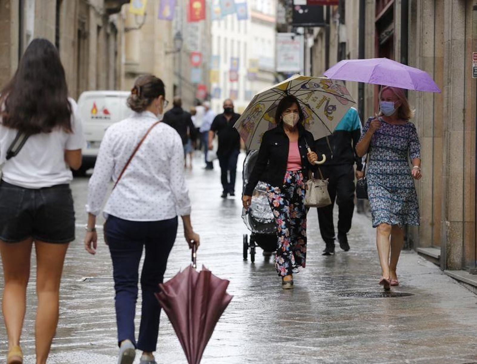 Lluvias en Ourense (XESÚS FARIÑAS)