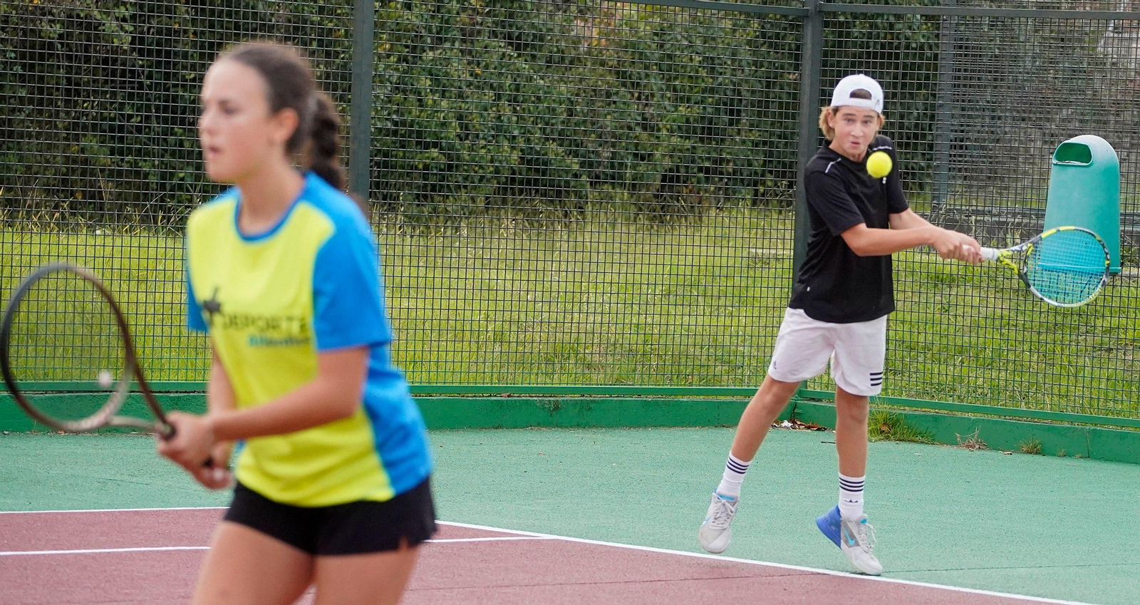 Imagen de las finales del torneo de tenis de +Deporte Atlántico. // J.V. Landín