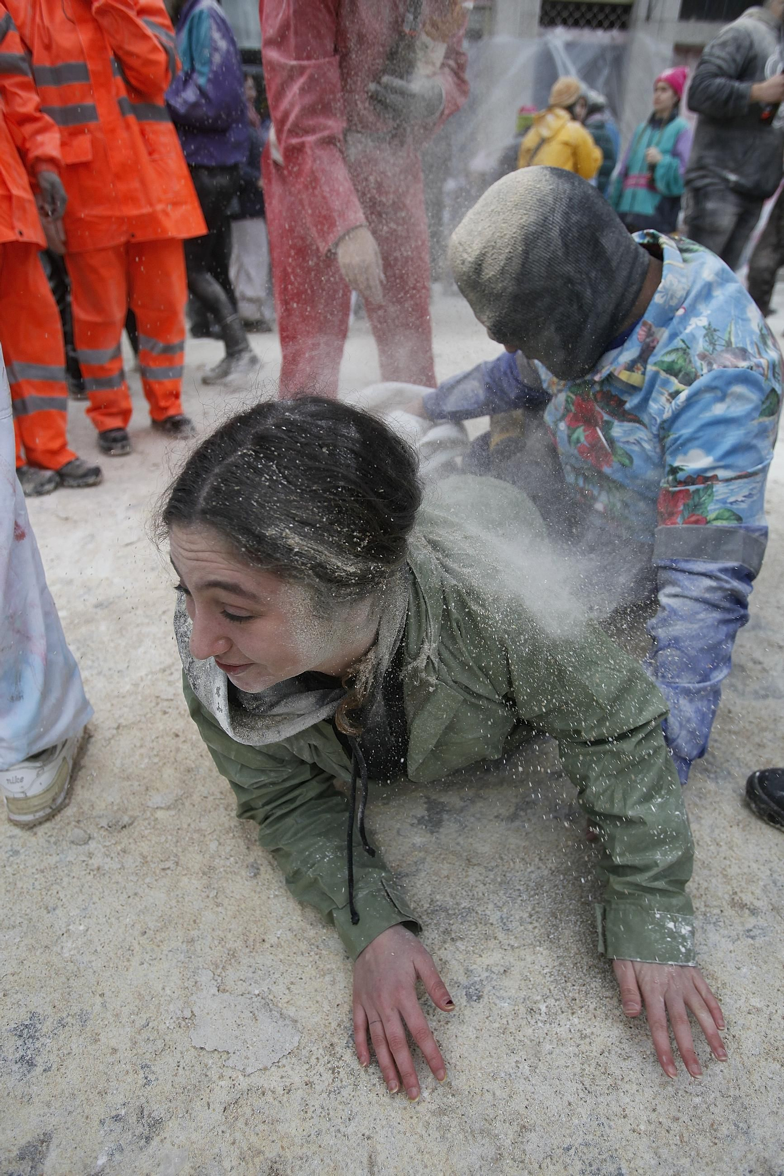 Galería | Los entroideiros conquistan Xinzo en el Domingo de Fareleiro