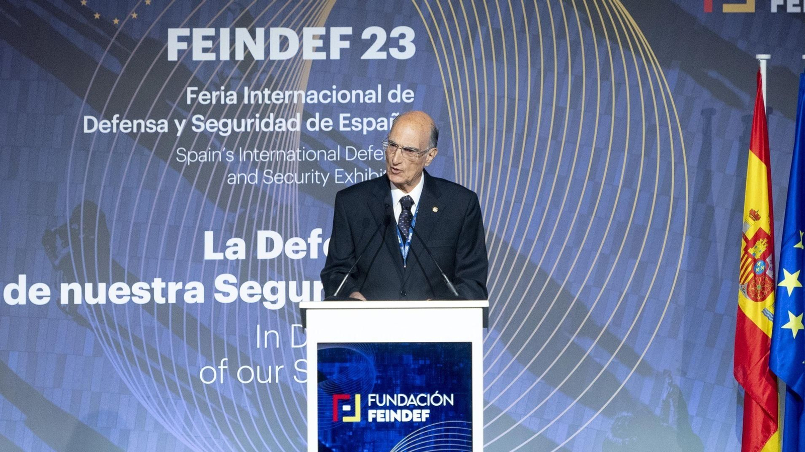El presidente de la fundación FEINDEF, Julián García Vargas.