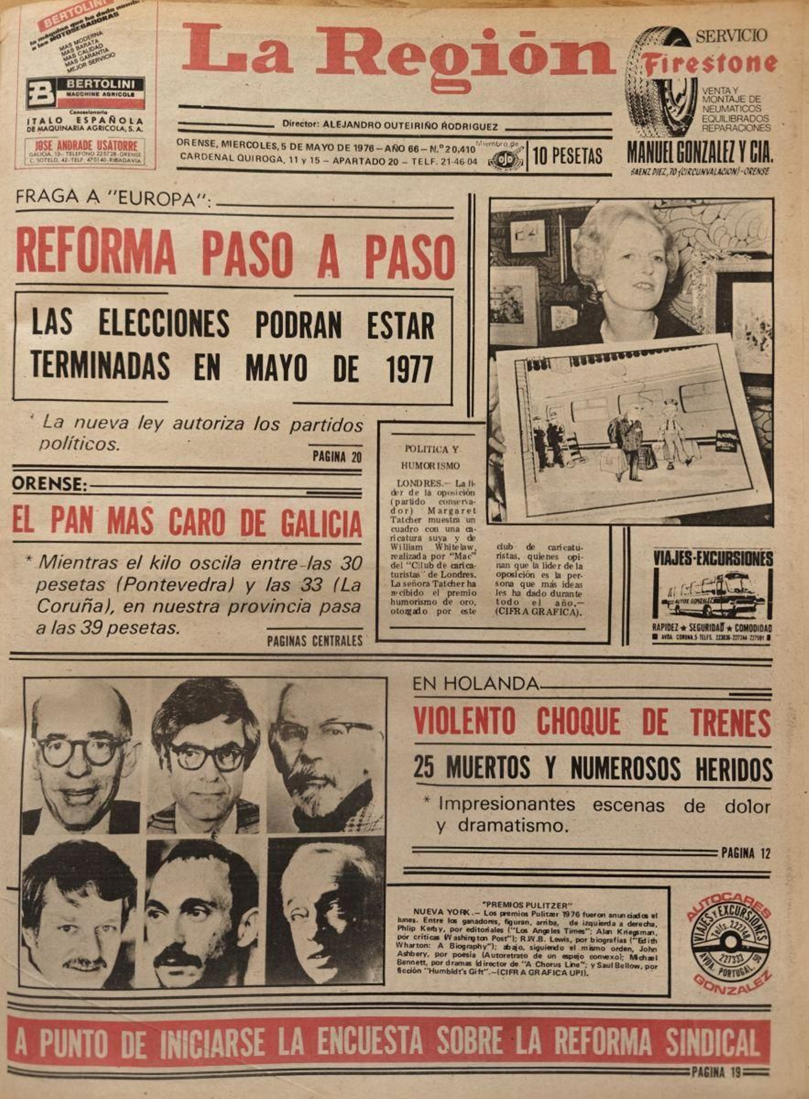 La primera 5 de mayo 1976.