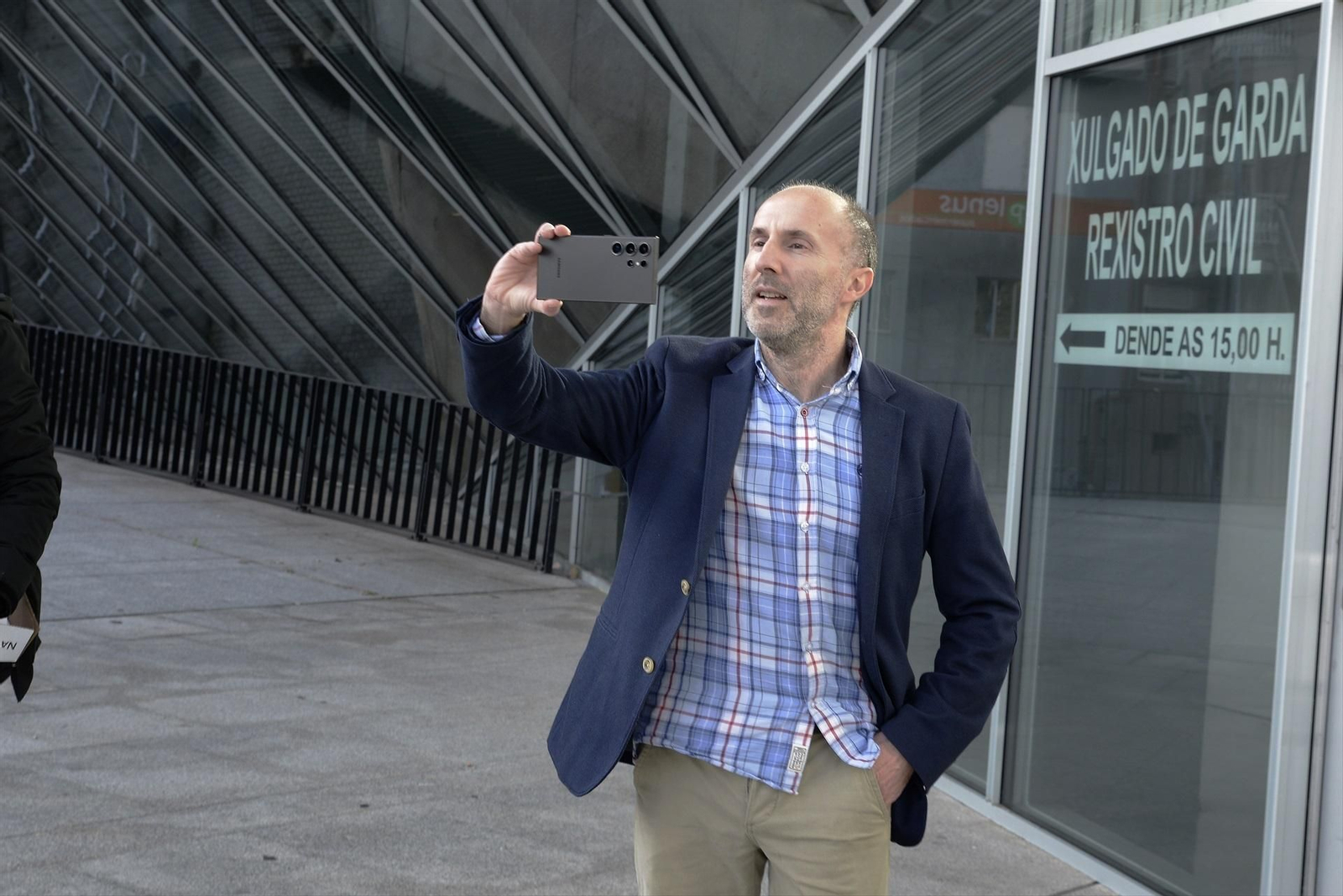 Gonzalo Pérez Jácome, en una visita anterior al juzgado.