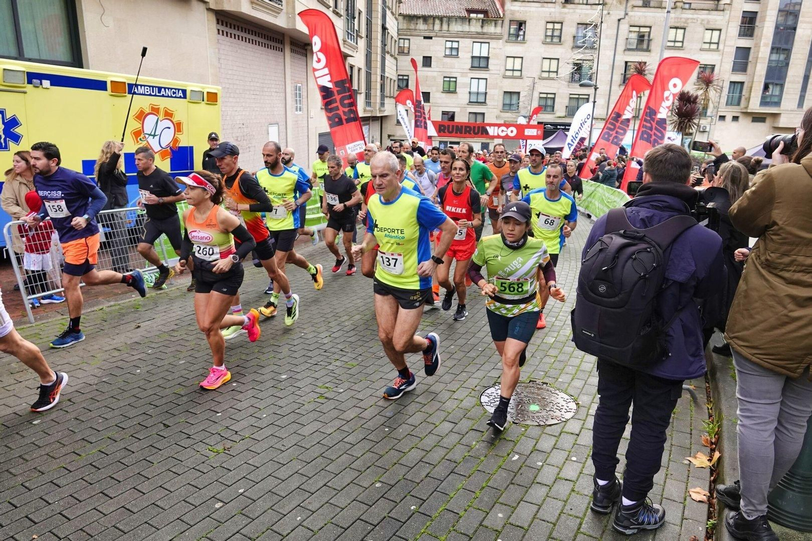 La carrera Vigo+11 en Coia.