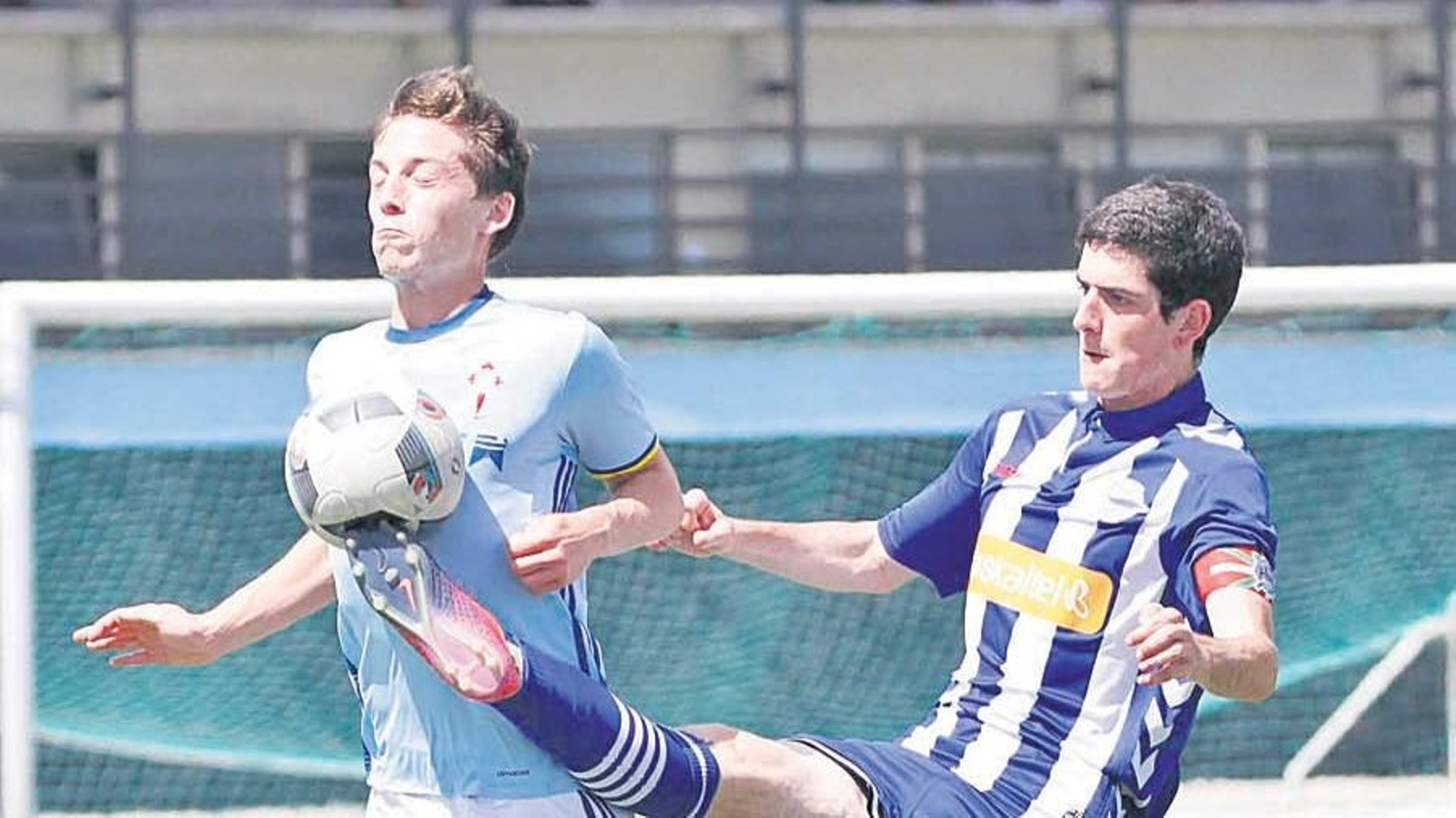 Sobrido, con el Celta, en un partido ante el Alavés. (AD)