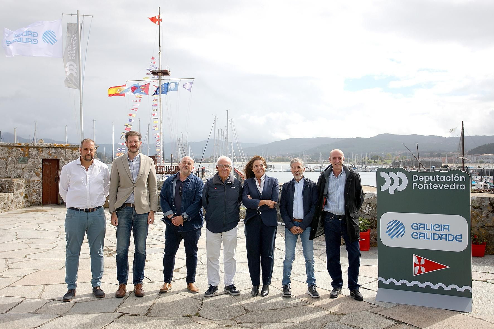La Liga de Otoño Cíes-Rande se presentó ayer en las instalaciones del Monte Real baionés.
