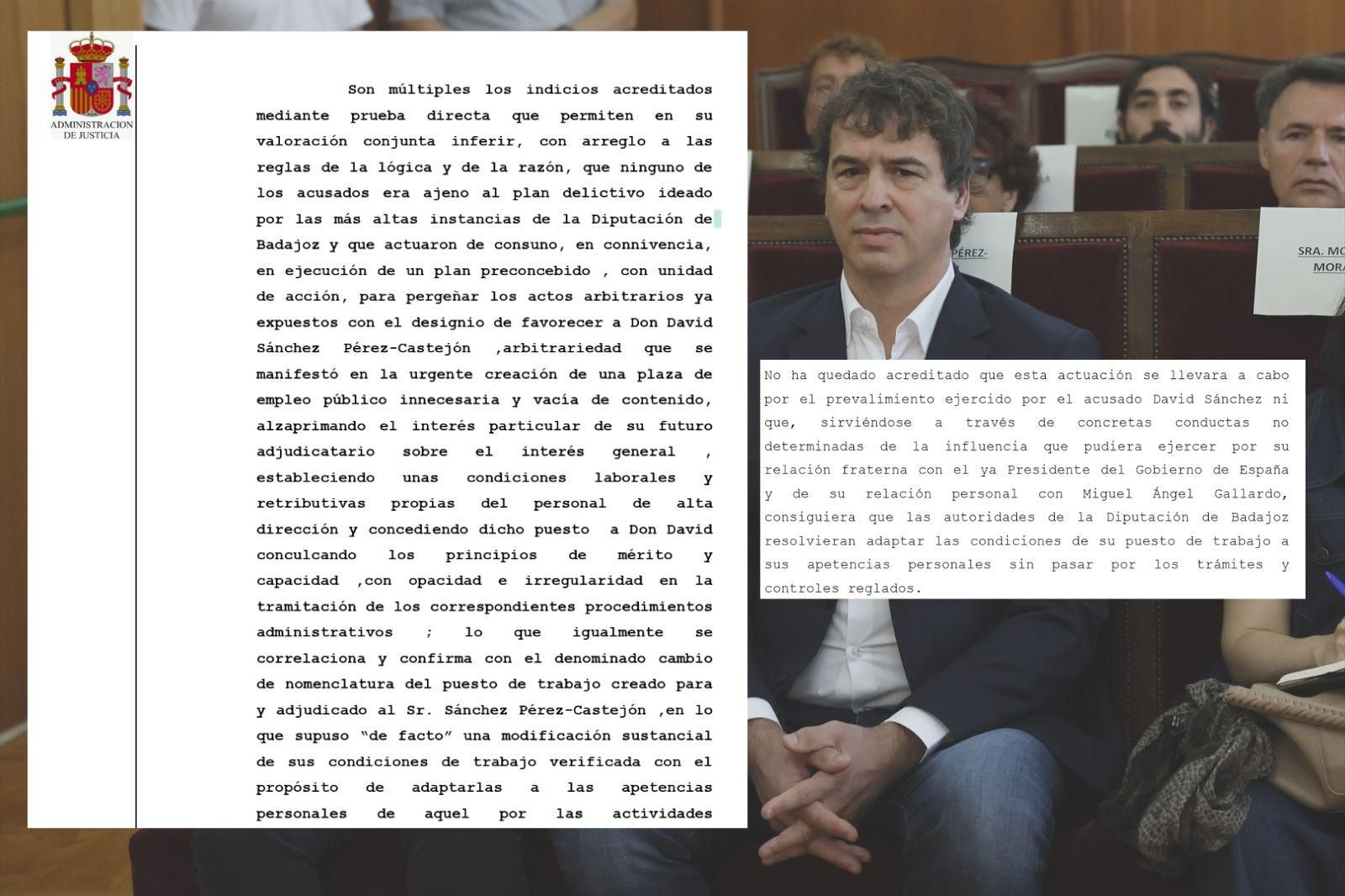 Sentencia condenatoria a David Sánchez Pérez-Castejón.