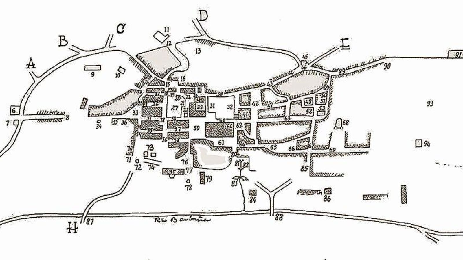 No intentéis poner fecha al plano, ya que reúne datos de diferentes momentos de nuestra historia.