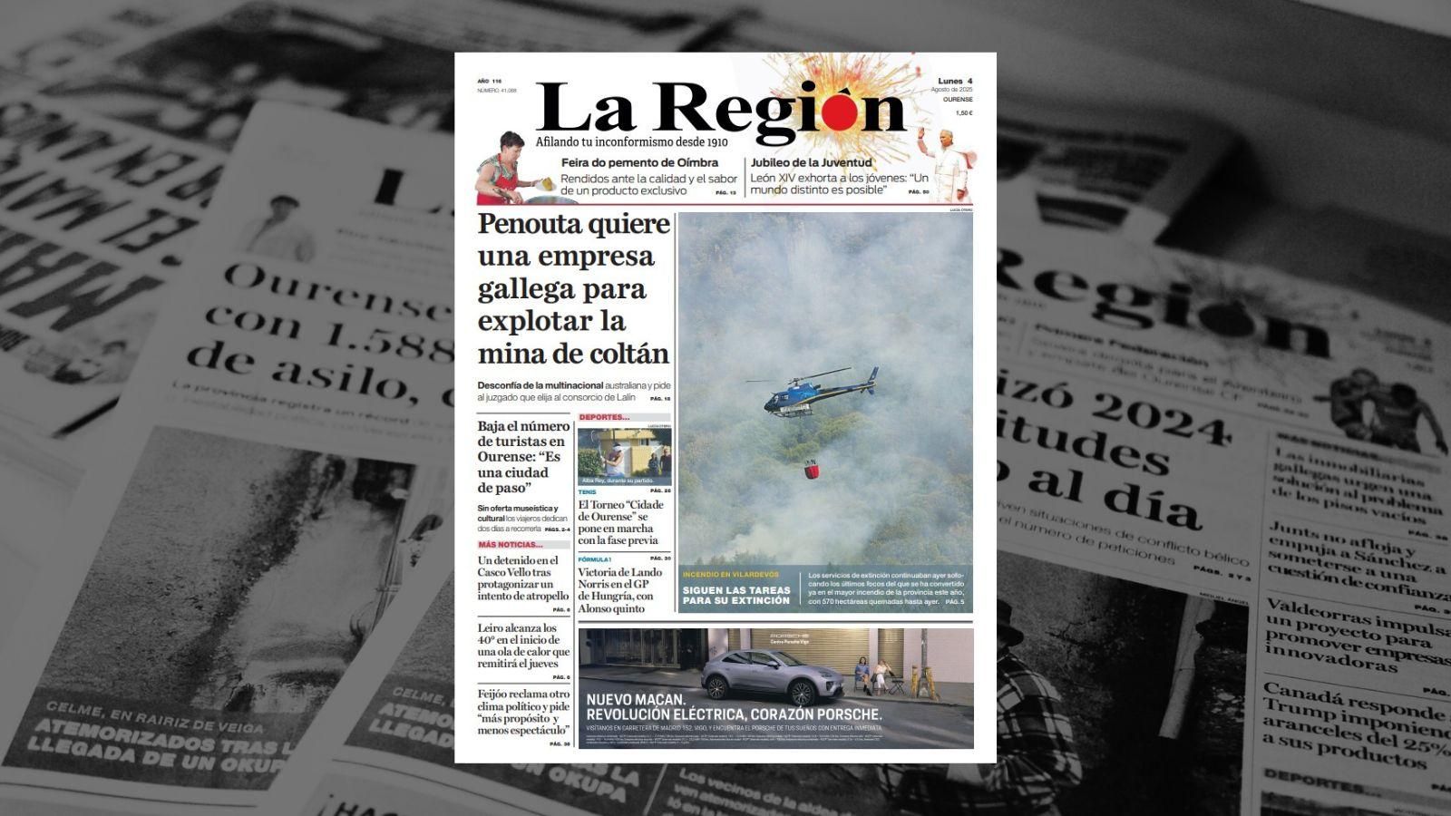 Penouta quiere que la mina de coltán la explote una empresa gallega