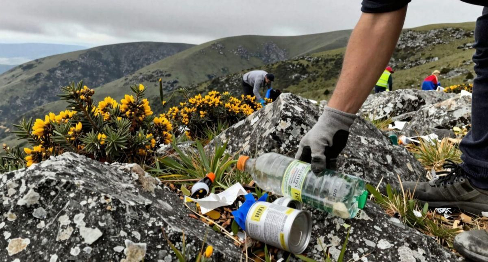 El proyecto persigue retirar los residuos de las zonas naturales del municipio.