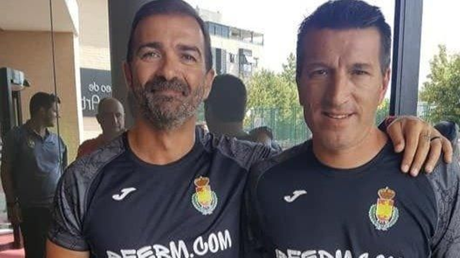 Rafael García Mosquera (i), con su compañero Alberto Rodríguez.