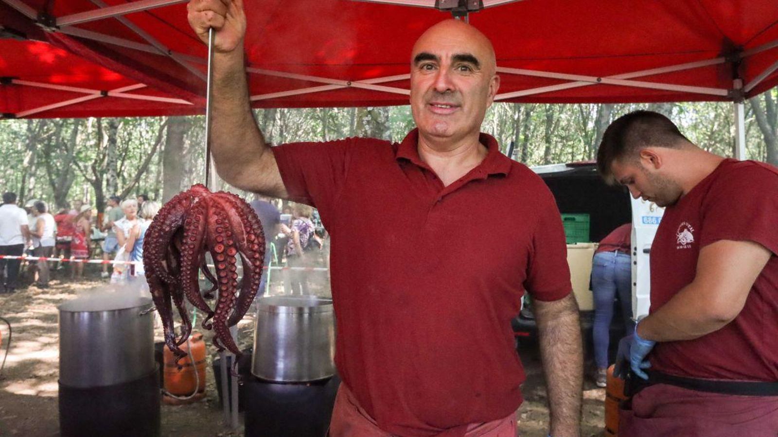 Bernardo Sanromán, pulpeiro.