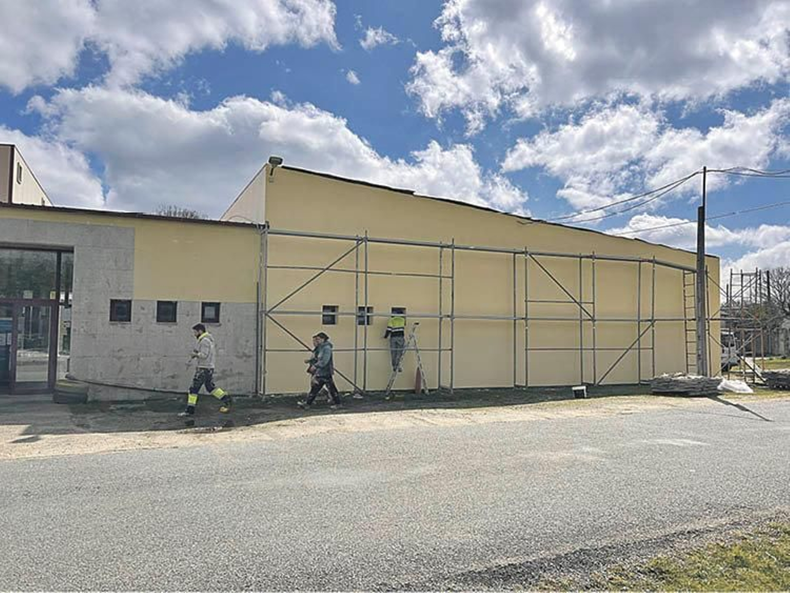 Obras en A Mezquita.