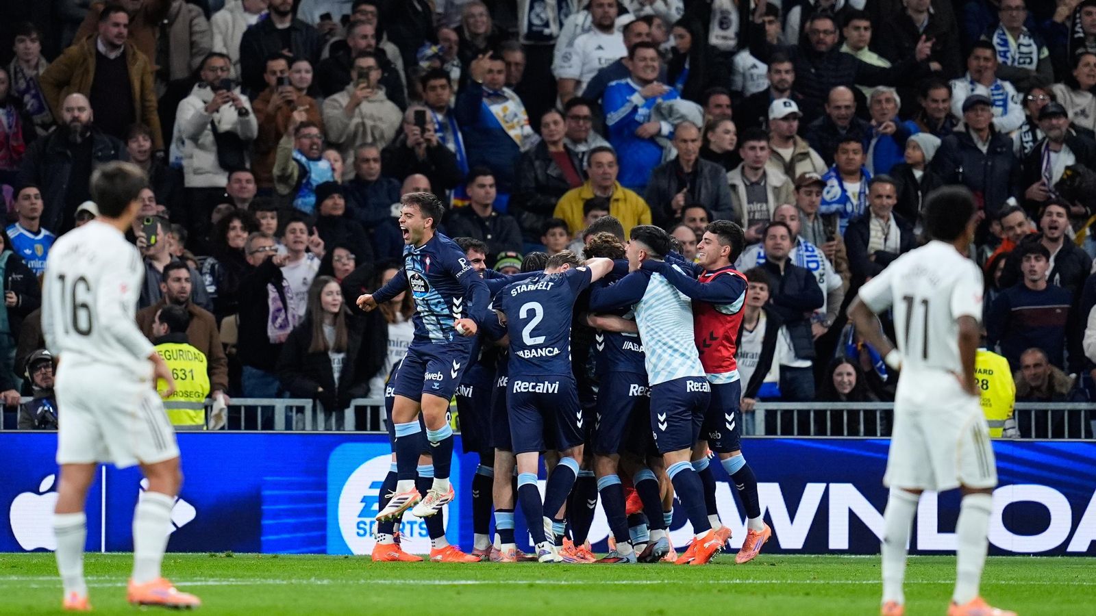 Galería | El Celta regresa al Santiago Bernabéu