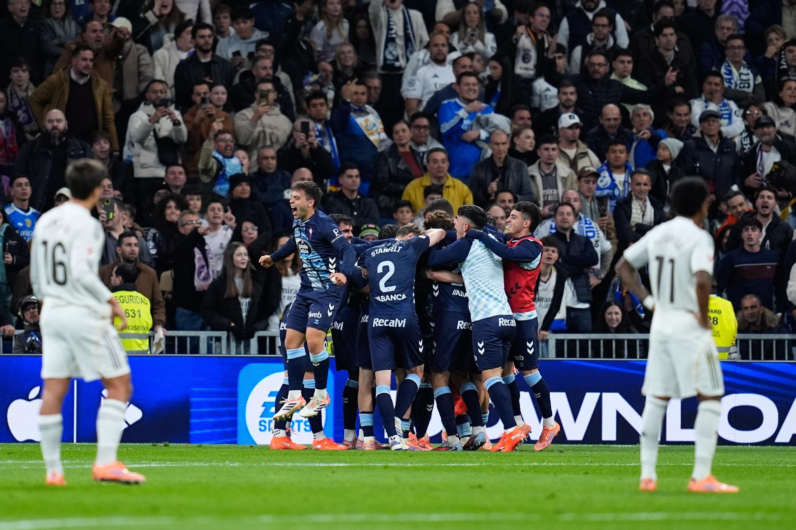 Galería | El Celta regresa al Santiago Bernabéu