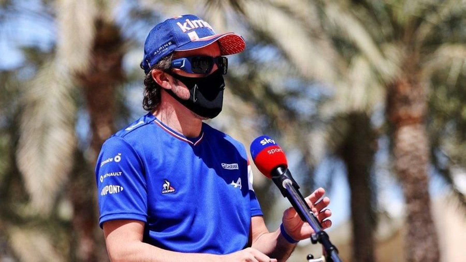 Fernando Alonso, durante la rueda de prensa previa al GP.