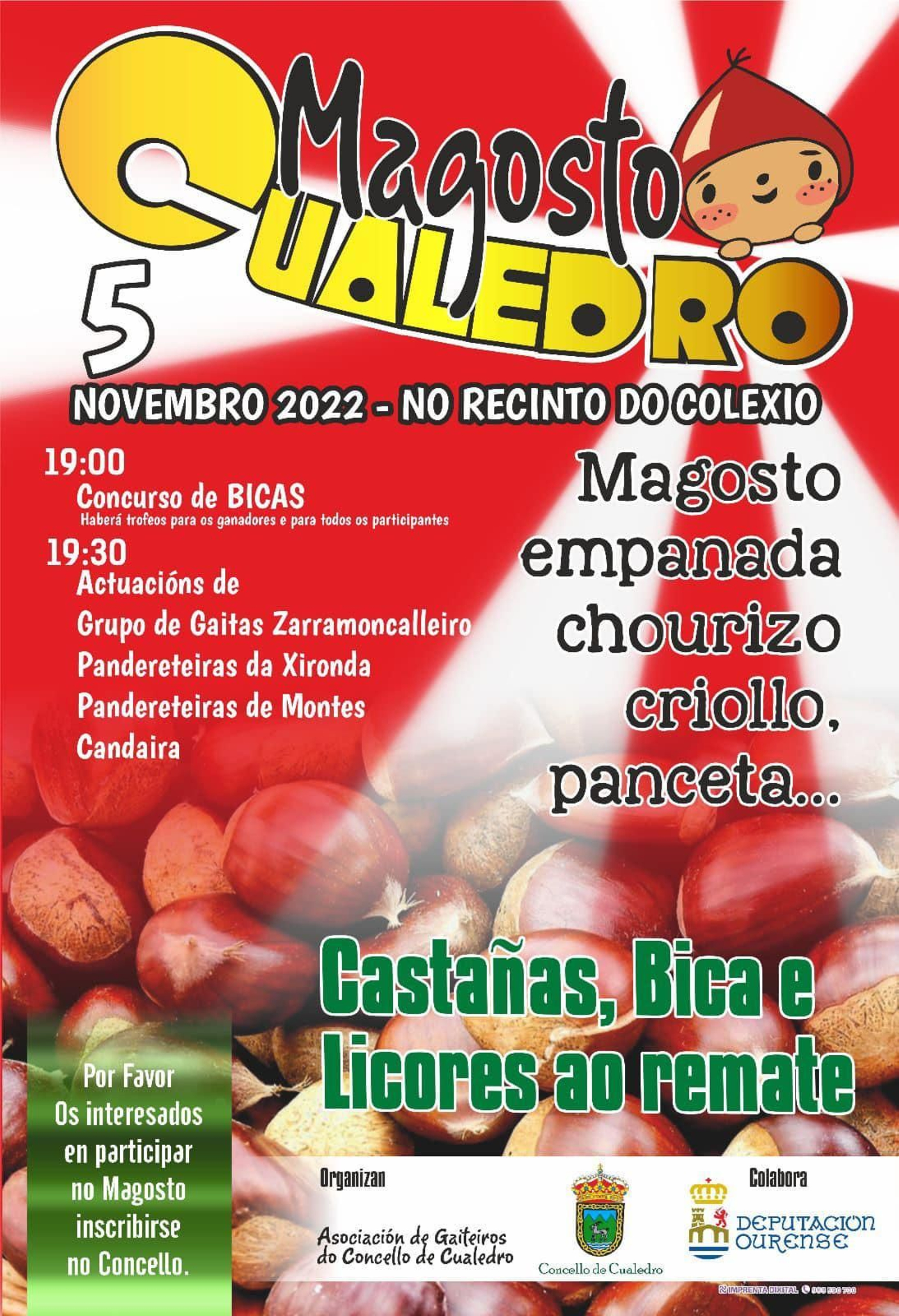 Programación completa de la celebración.