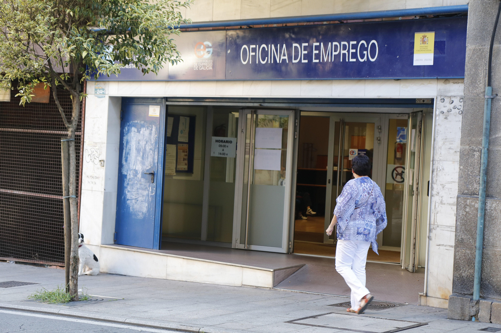 Imagen de archivo de una Oficina de Emprego.