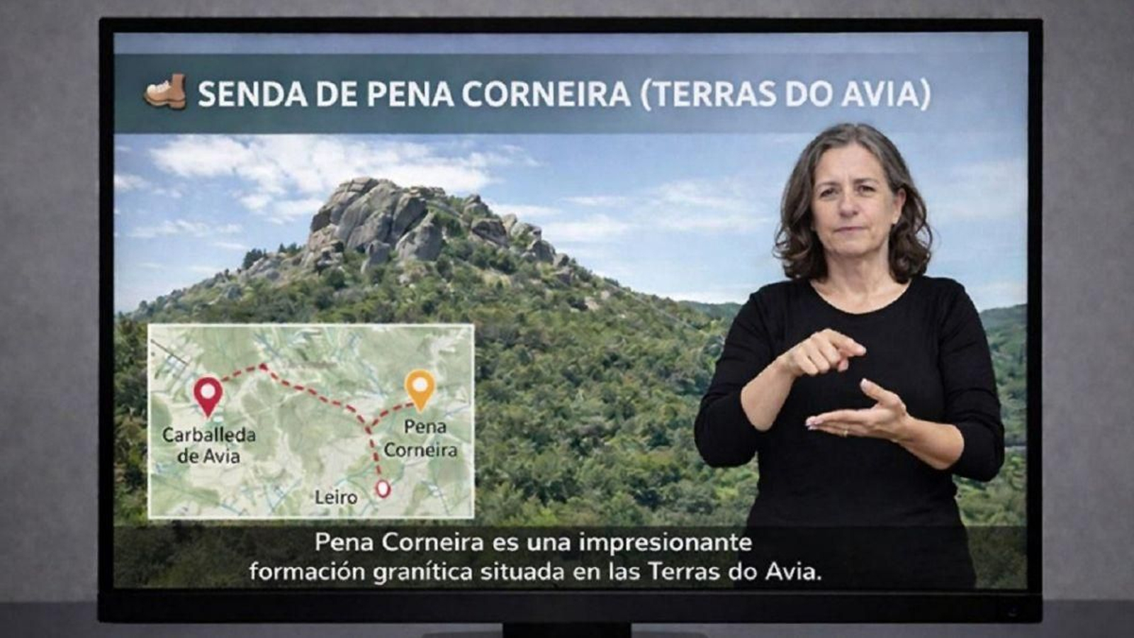 Ejemplo de uno de los videos del Geodestino Carballiño-Ribeiro