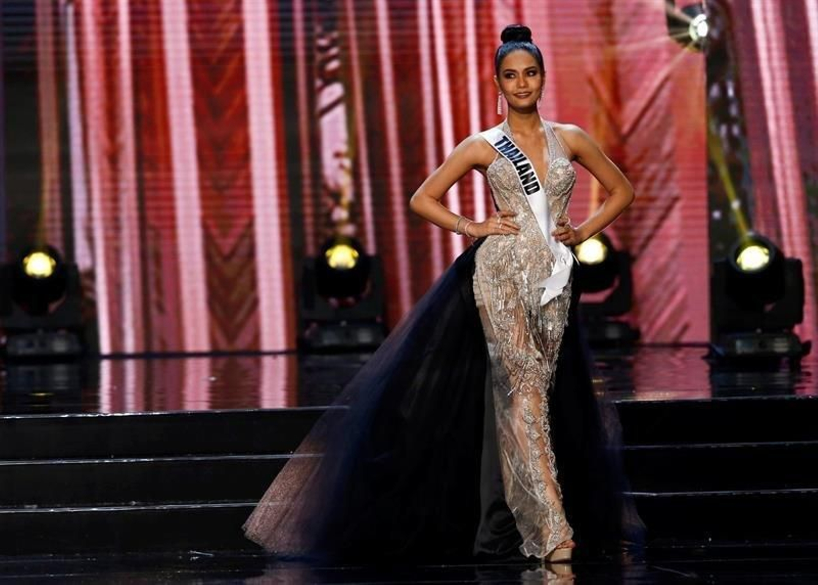 La candidata tailandesa a Miss Universo Chalita Suansane