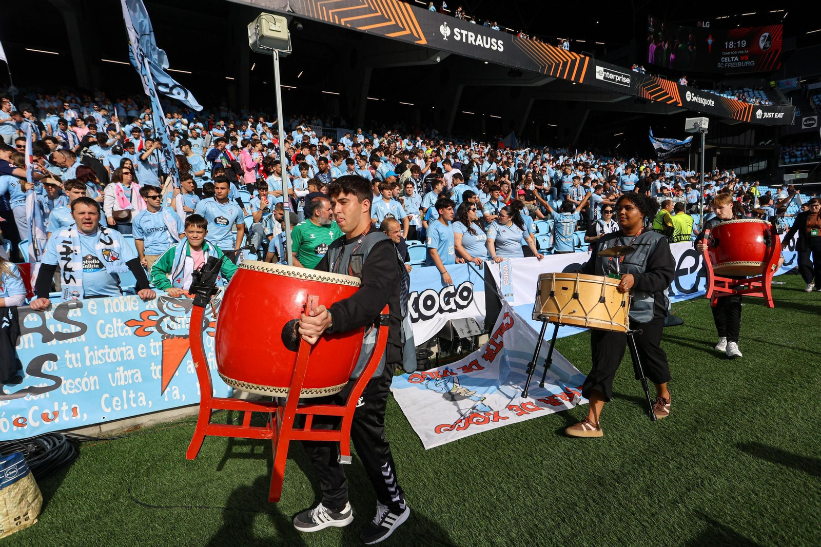 Galería | La goleada del Friburgo puso fin al sueño europeo del Celta