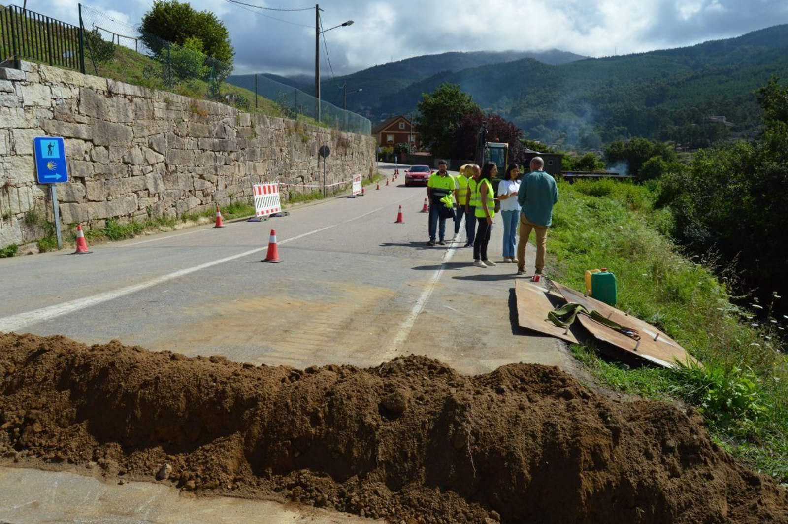 Imagen de archivo del inicio de obras en la EP 2601.