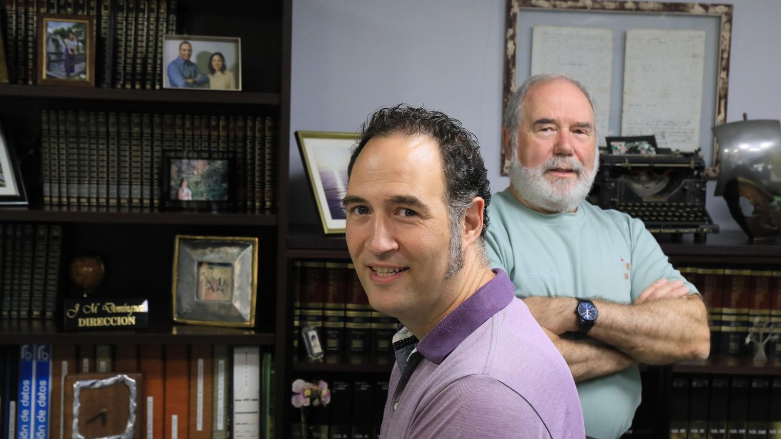 Iago y José Manuel Domínguez.