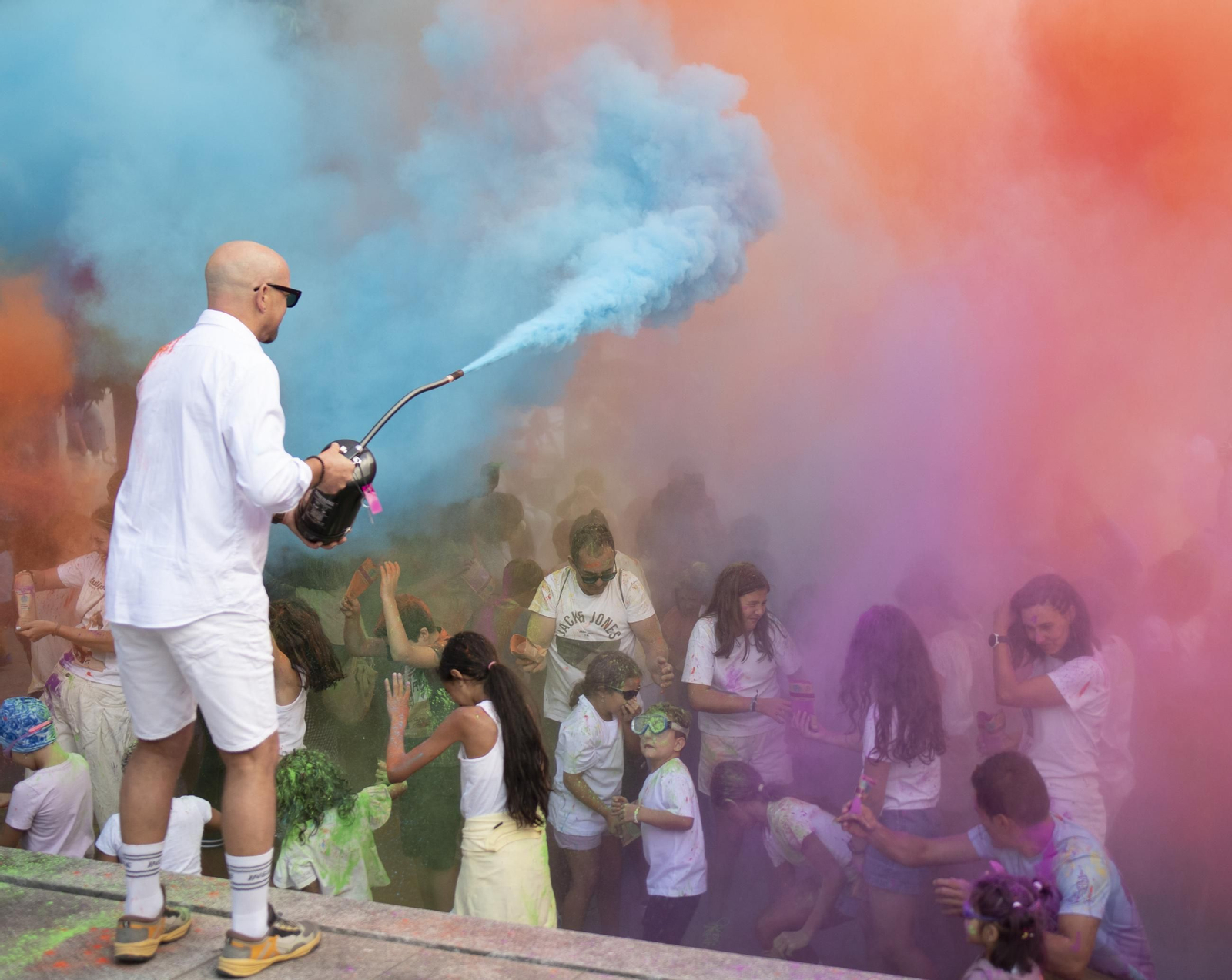 Galería | La fiesta de colores en Xinzo en imágenes