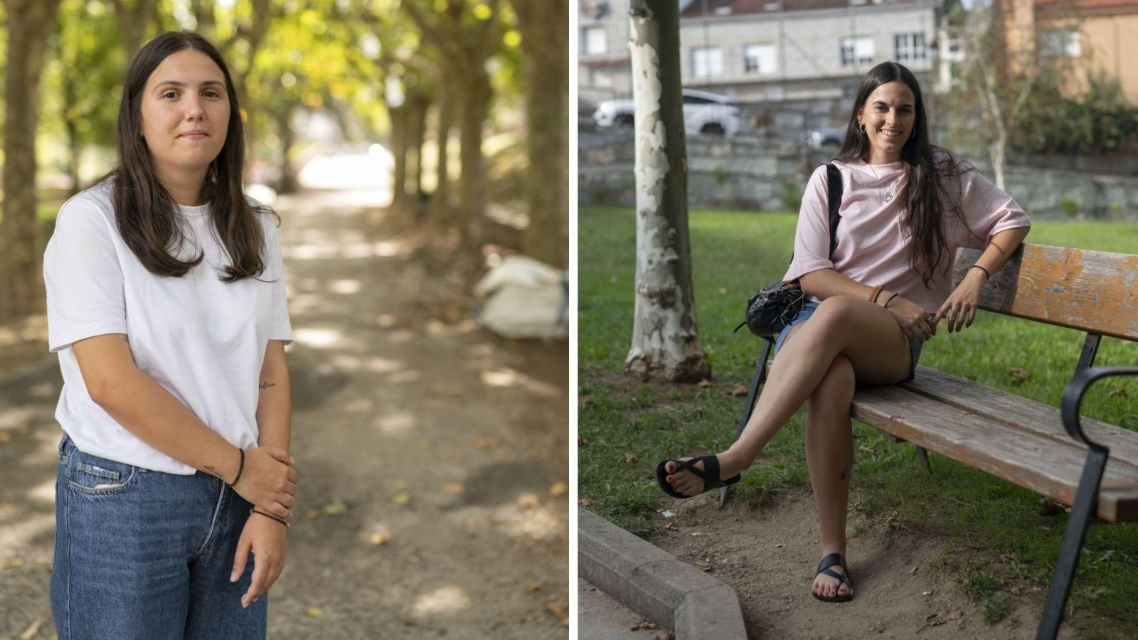Lucía Laranjo, nueva docente en el CEIP Plurilingüe O Ruxidoiro, en Barbadás y Cristina freire, nueva docente en el IES O Couto, respectivamente.