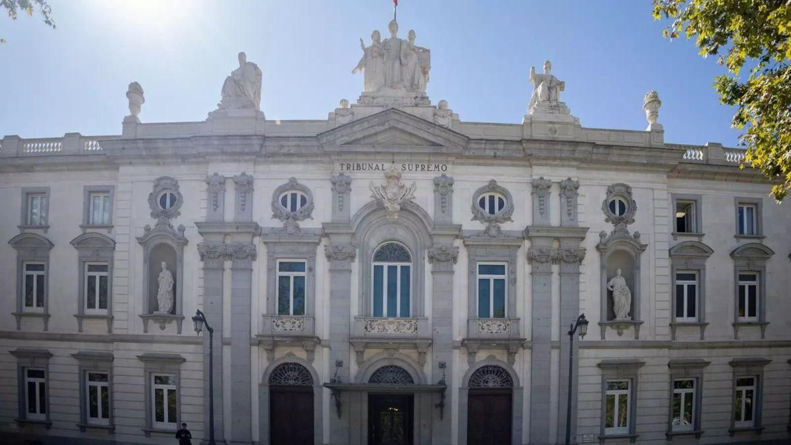 Fachada de la sede del Tribunal Supremo.