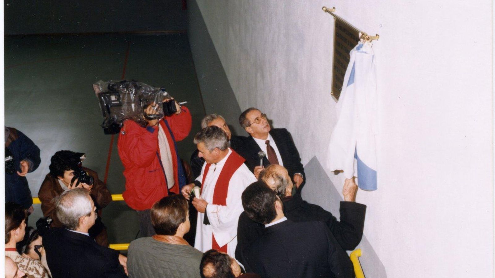 Marquina Vázquez durante la inauguración del Auditorio Manuel María. Foto: J. L. Diz.