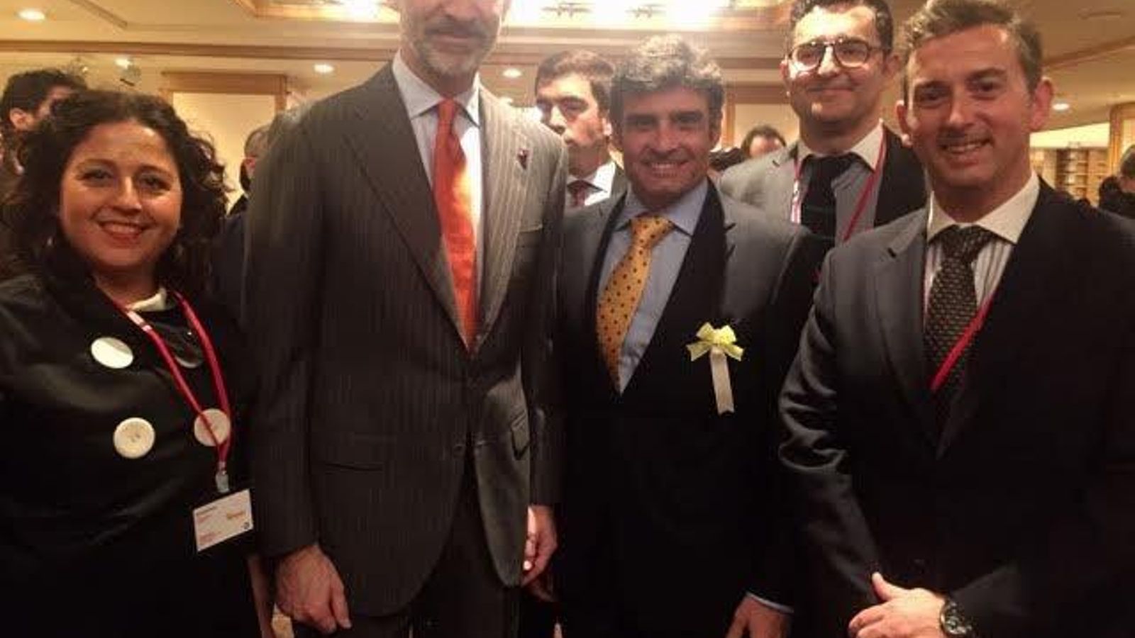 Con el rey en Tokio.