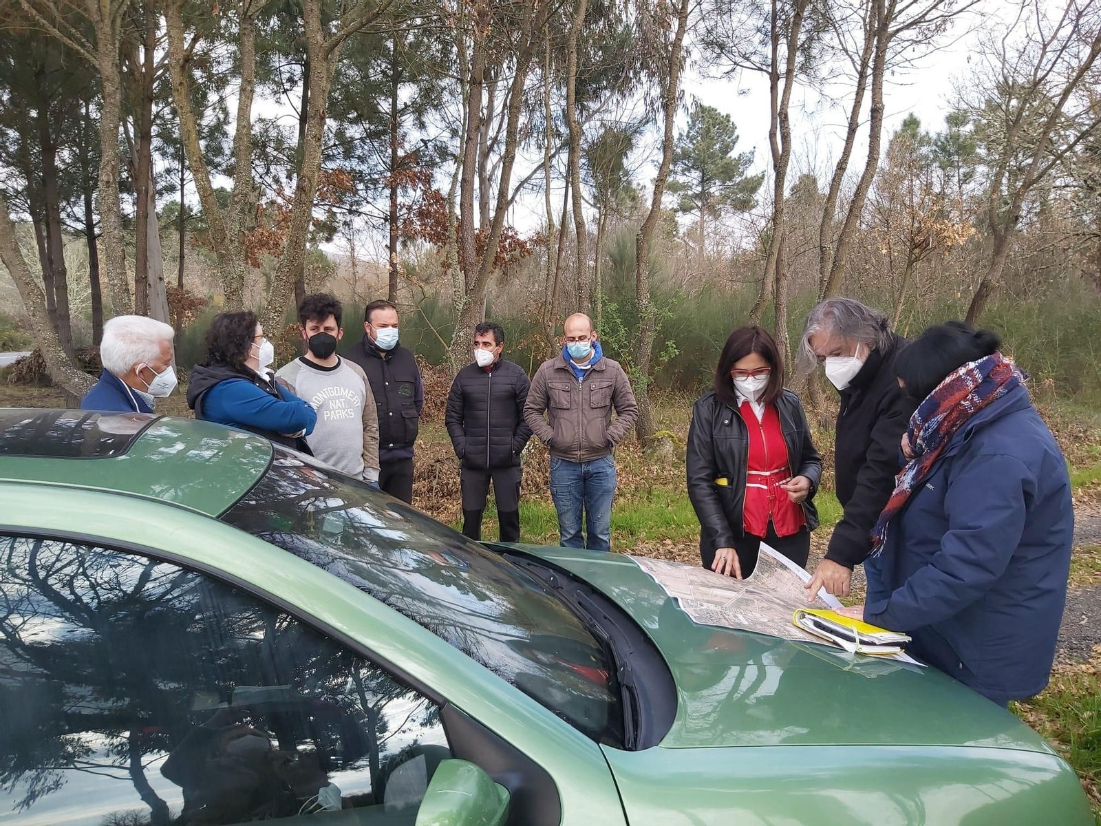 Visita del subdirector de la Axencia Galega de Desenvolvemento Rural a Oímbra.