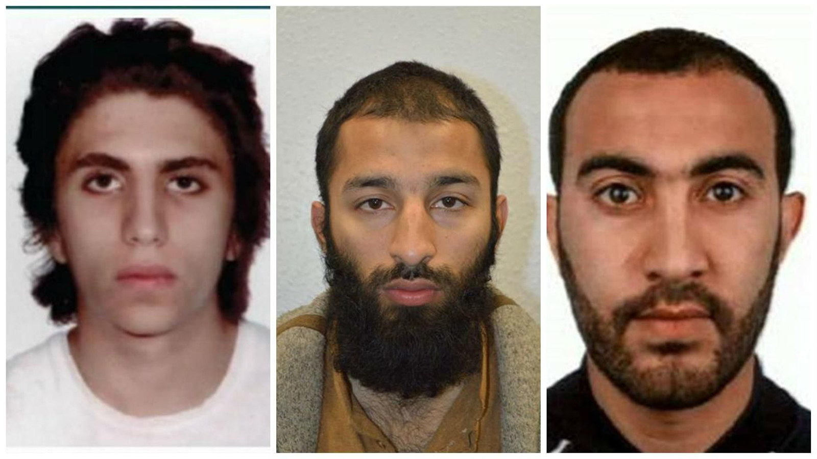 Los tres terroristas del atentado de Londres