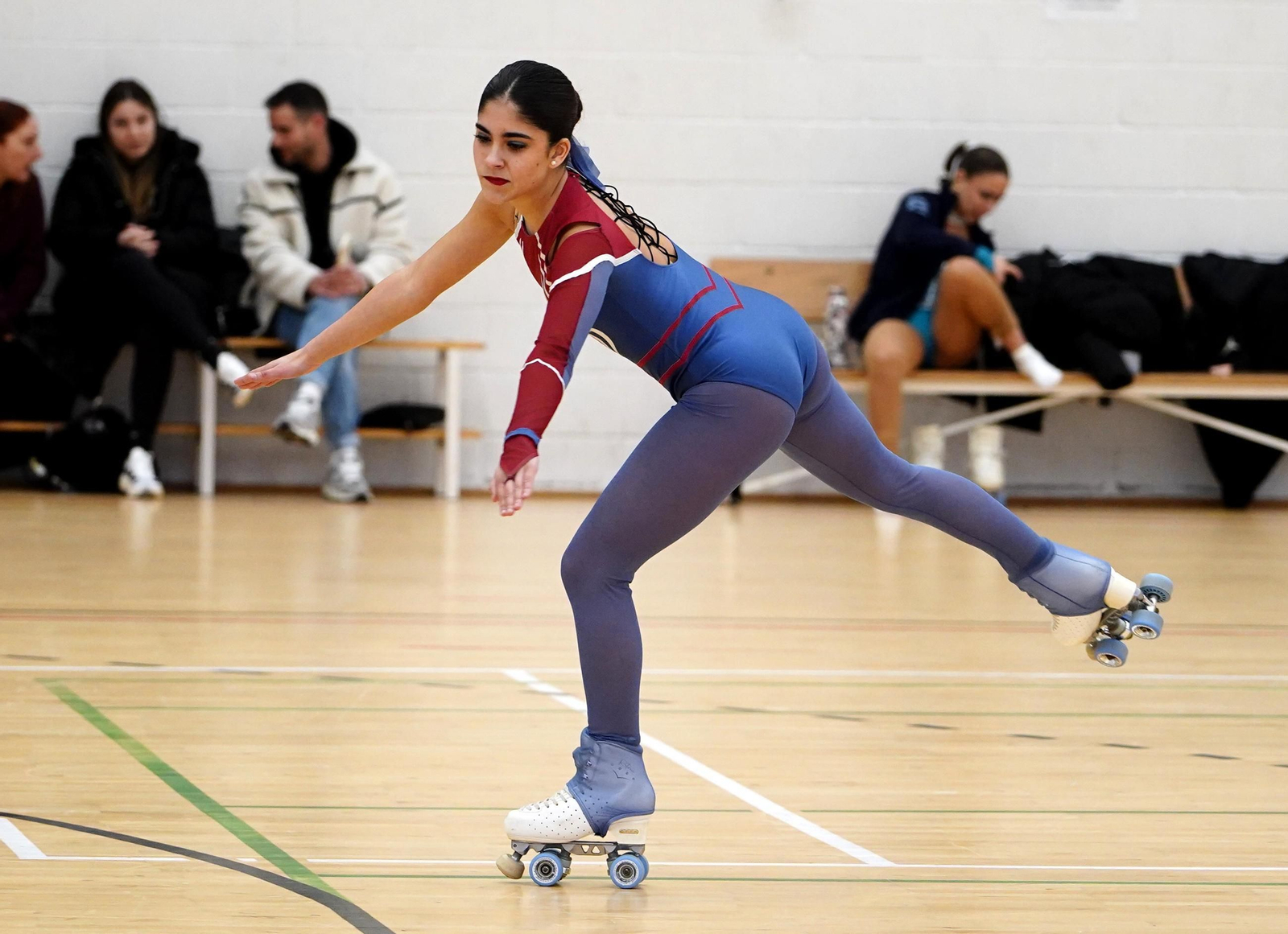 Galería | El patinaje gallego se exhibe en Redondela