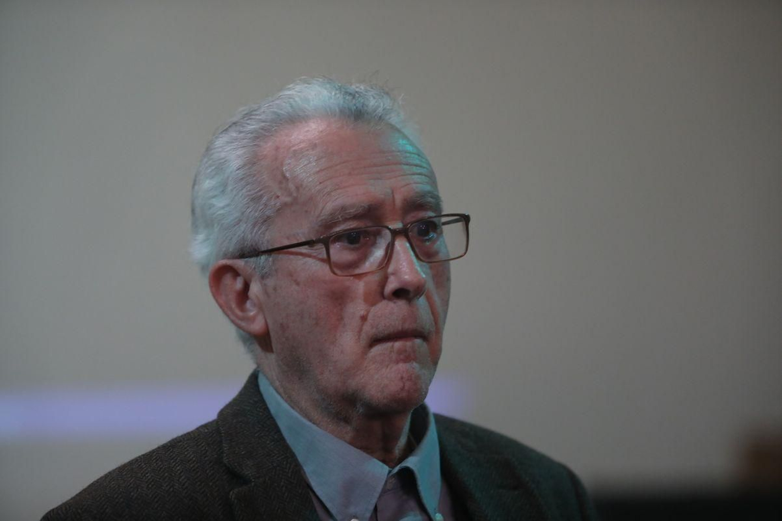 OURENSE 17/12/2019.- Charla sobre Daniel Vázquez Gulías de manuel Gallego Jorreto. Manuel Gallego Jorreto, Óscar Gónfer. José paz