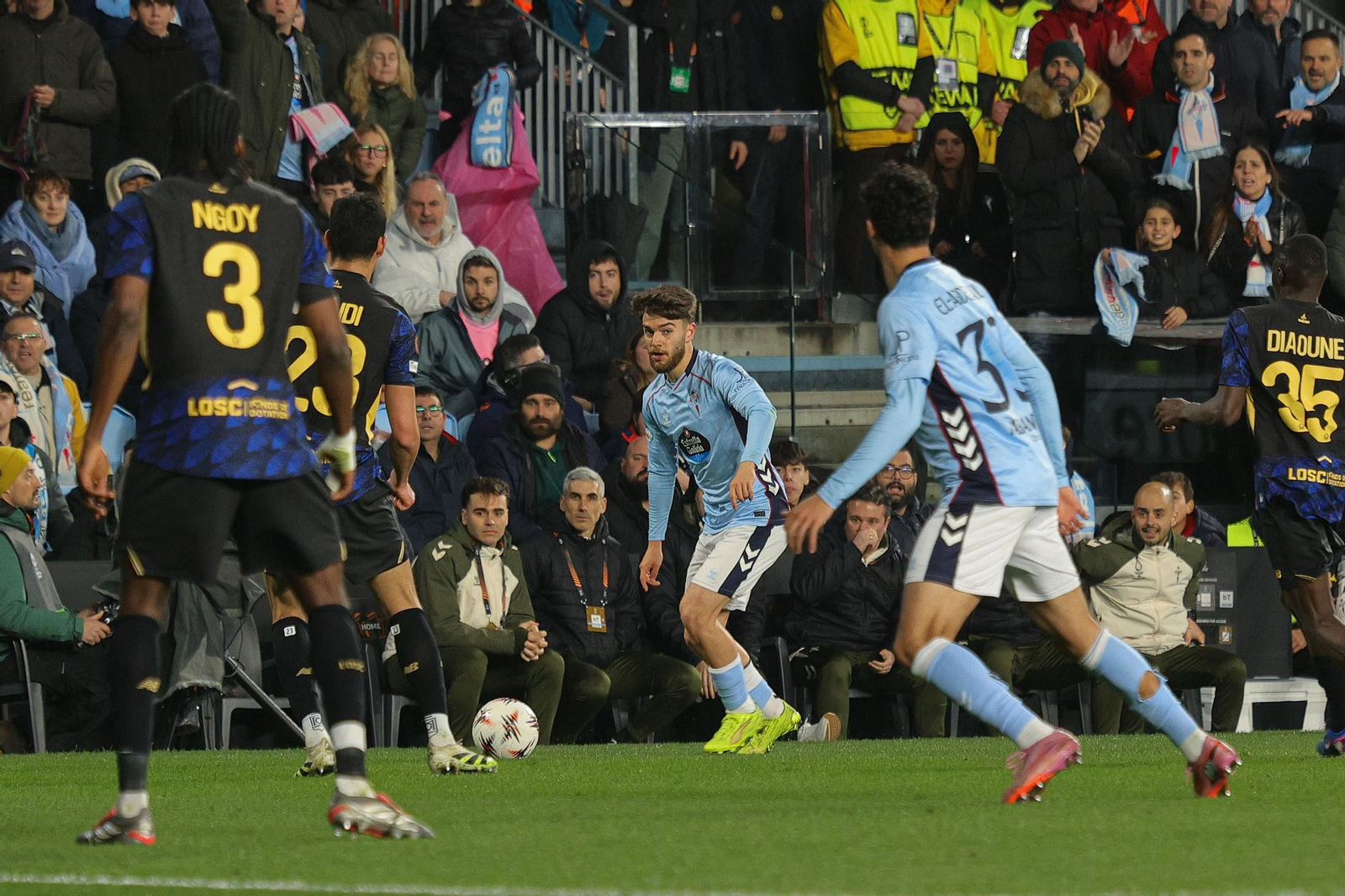 Galería | El Celta recibe al Lille en Balaídos