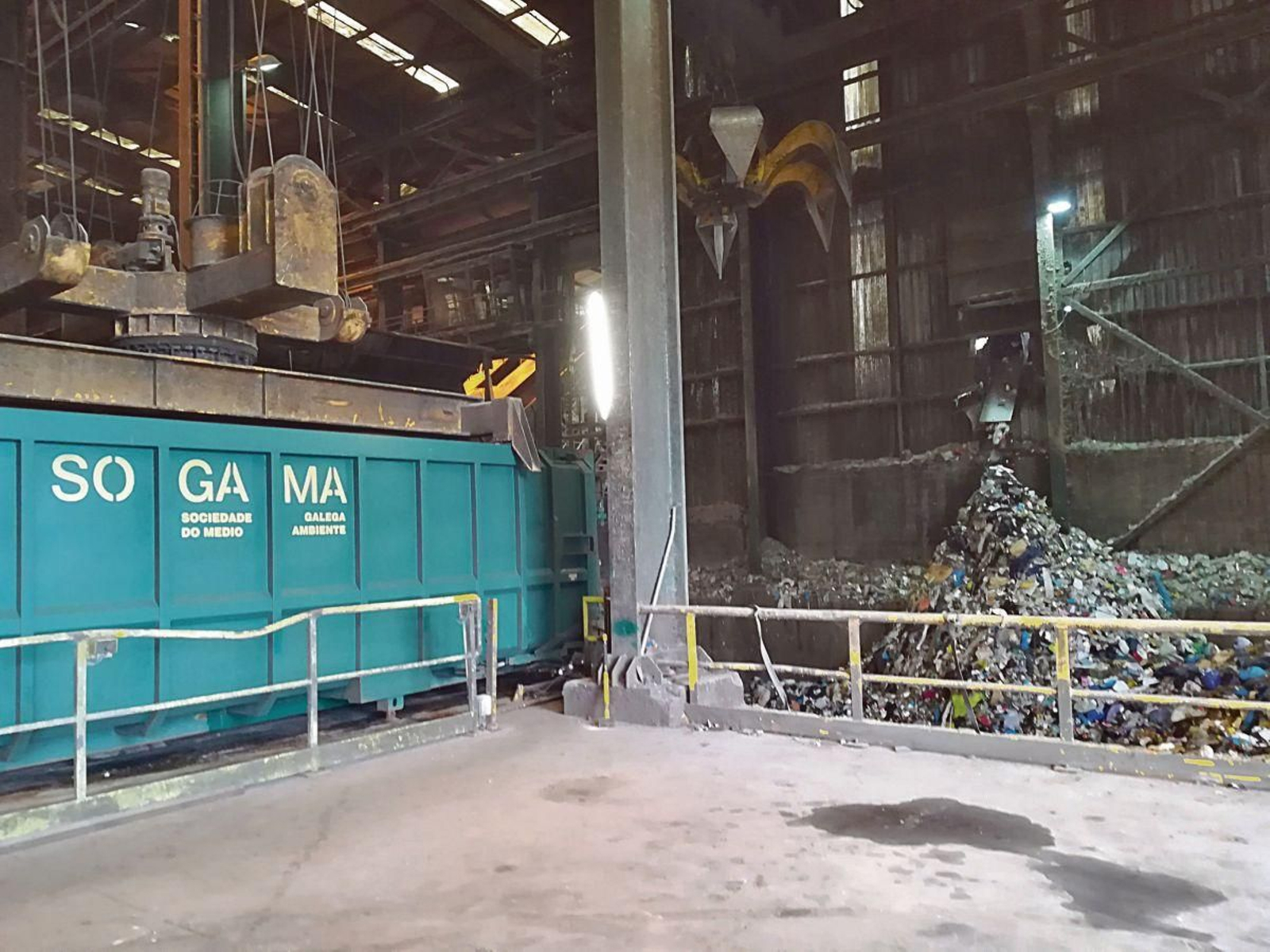 La planta de transferencia de Guixar se adaptará para recoger los residuos urbanos del contenedor marrón.