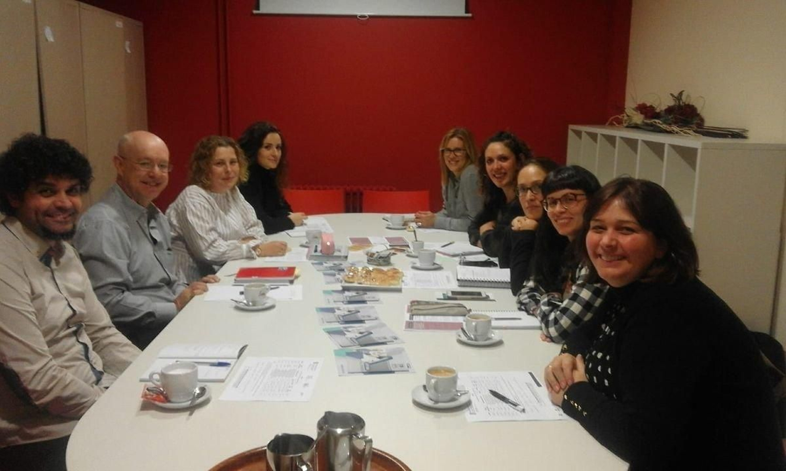 La reunión de los agentes de empleo tuvo lugar en el Instituto García Barbón de Verín.