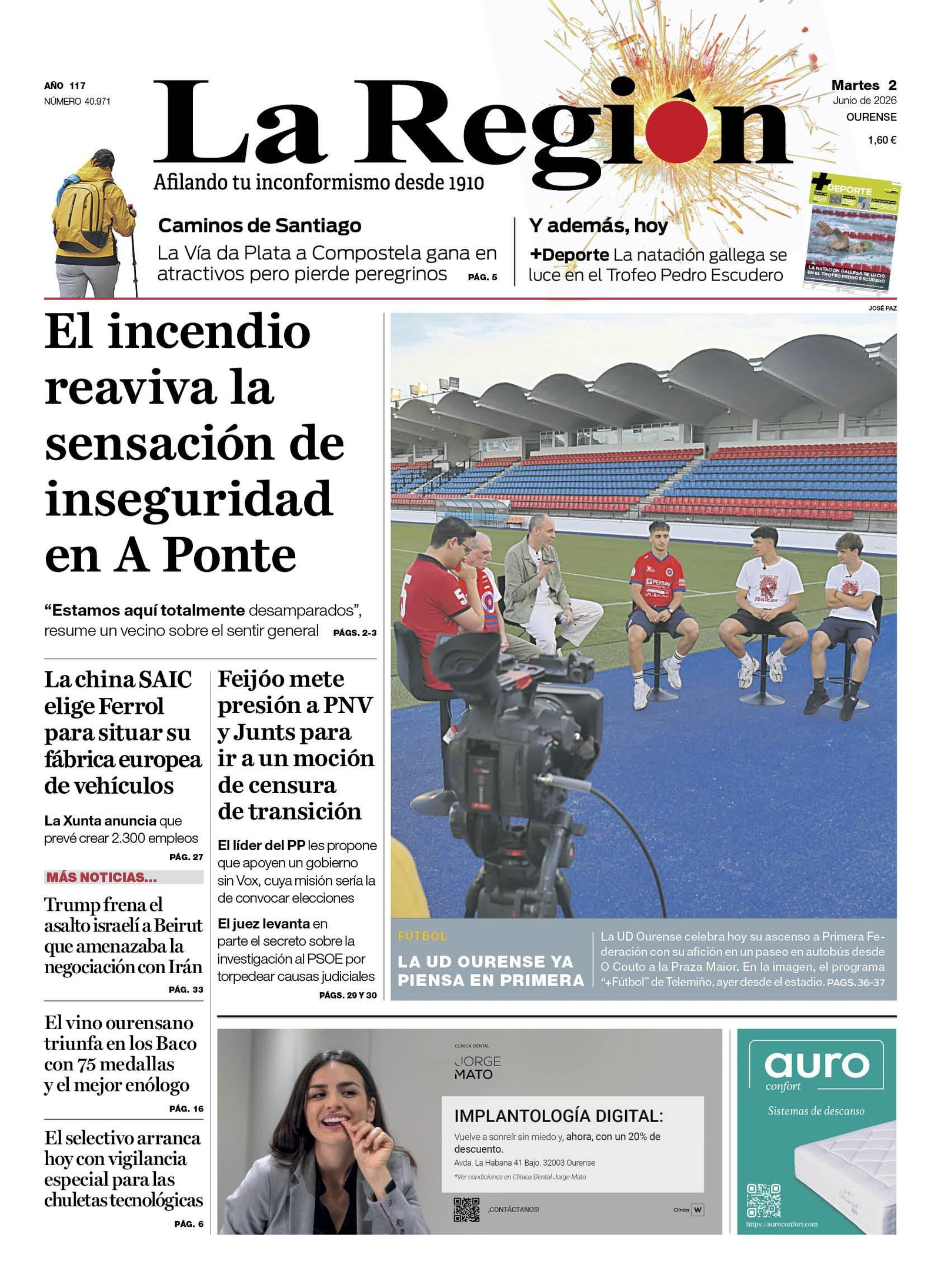 La portada de hoy
