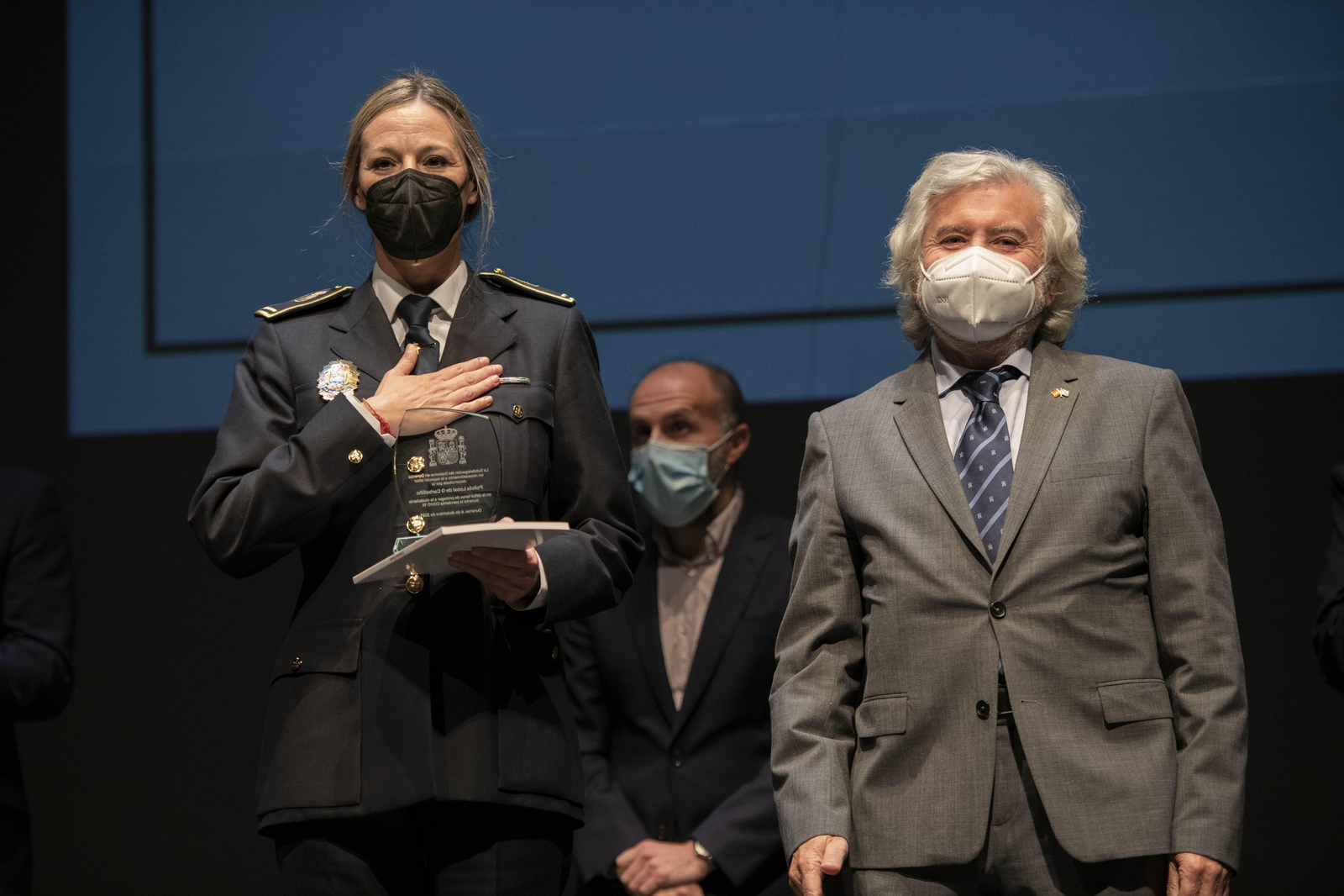 Acto institucional por el aniversario de la Constitución en el auditorio de Ourense.
Foto: Xesús Fariñas
