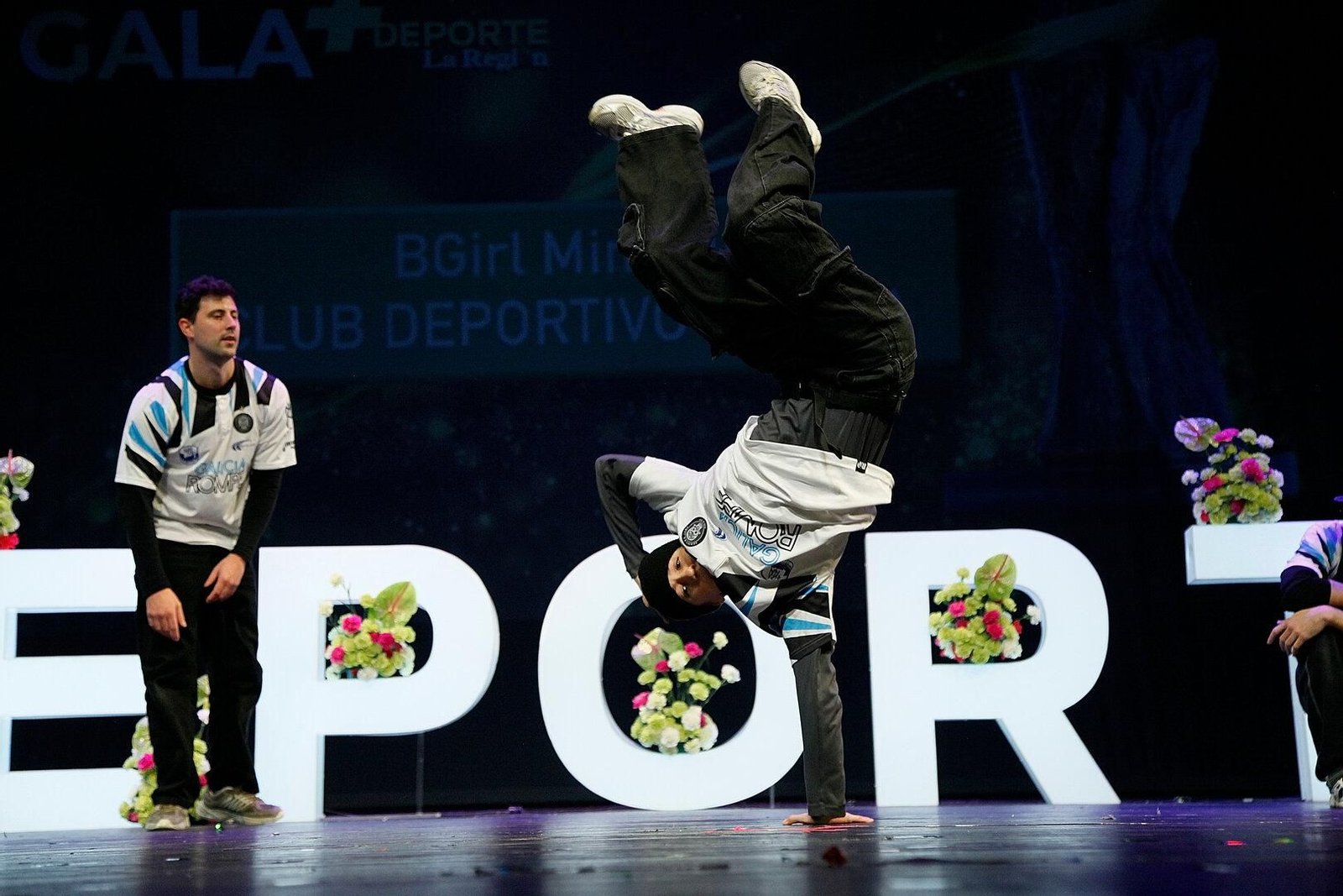 La Gala +Deporte contó también con exhibición de Break Dance.