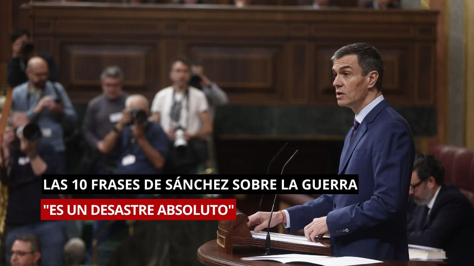 Las diez frases de la comparecencia de Sánchez sobre la guerra de Irán