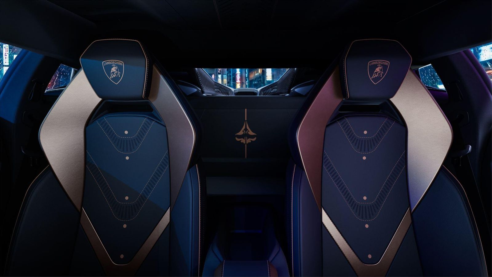 Detalles en el interior del Lamborghini Revuelto Impavido